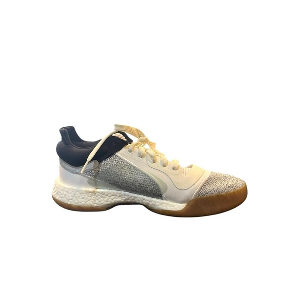 Adidas APE 779001 Mens Size 13 White Gray Stripes Sneakers Lace Up Tennis Shoes - Picture 5 of 10